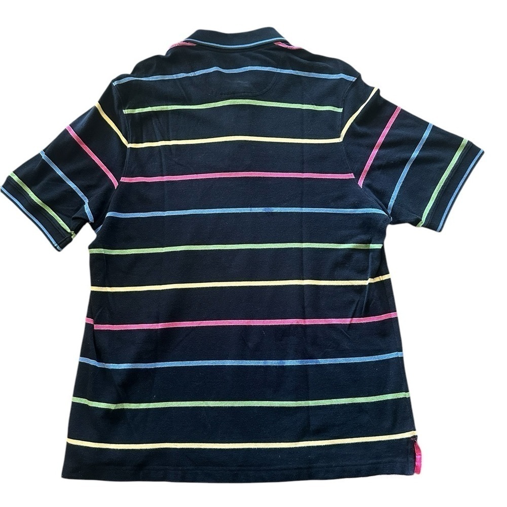 Vintage Payne Stewart Retro Golf Polo Shirt - Mens Size Medium - Black and Neon - Picture 3 of 4